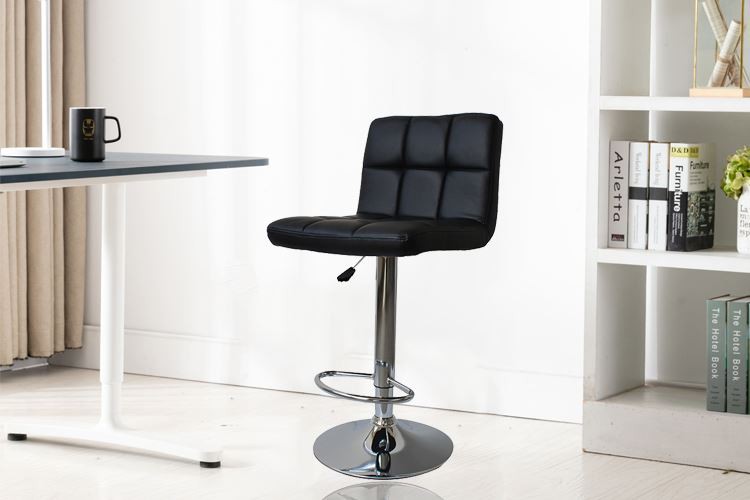 GUYOU GY-1068 PU Leather Club Home Kitchen Steel Bar Stool application occasion display
