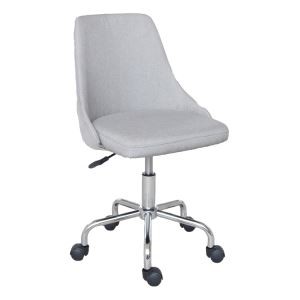 Executive Conference Office Visitor Chair Shell Back Fabric Comfortable Swivel Leisure Salon Chair GY-628