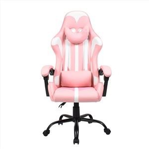 Y-1-2443 Pink Racing Style Basic Office Chair High Back Computer Chair