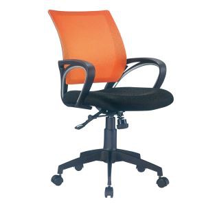 Y-1828 Orange Mesh Back Adjustable Height Office Chair Mesh Chair