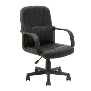 Y-1854 Best Selling Soft Black Leather Office Chair