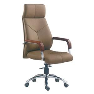 Y-1858 New-style PU Leather Office High Back Manager Chair With Solid Wood Armrest