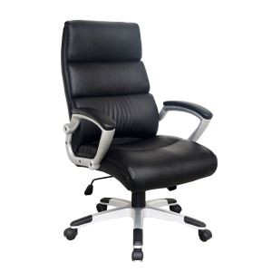 Y-2725 Bifma Black PU High Back Cheap Swivel Chair Office Chair Accent Chair