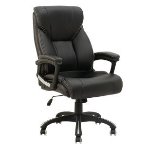 Y-2885 modern fashionable black swivel lifting leather manager office chair