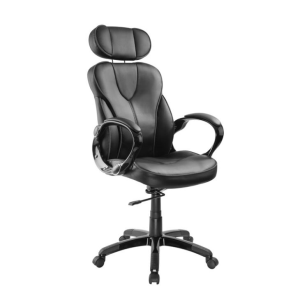 GUYOU Y-2644 PU Swivel Black Office Chair