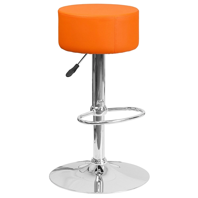GY-1017 Barstools 360 Degree Swivel Stool Height Adjustable Bar Chairs with Seat PU Leather Kitchen Counter Bar Stools
