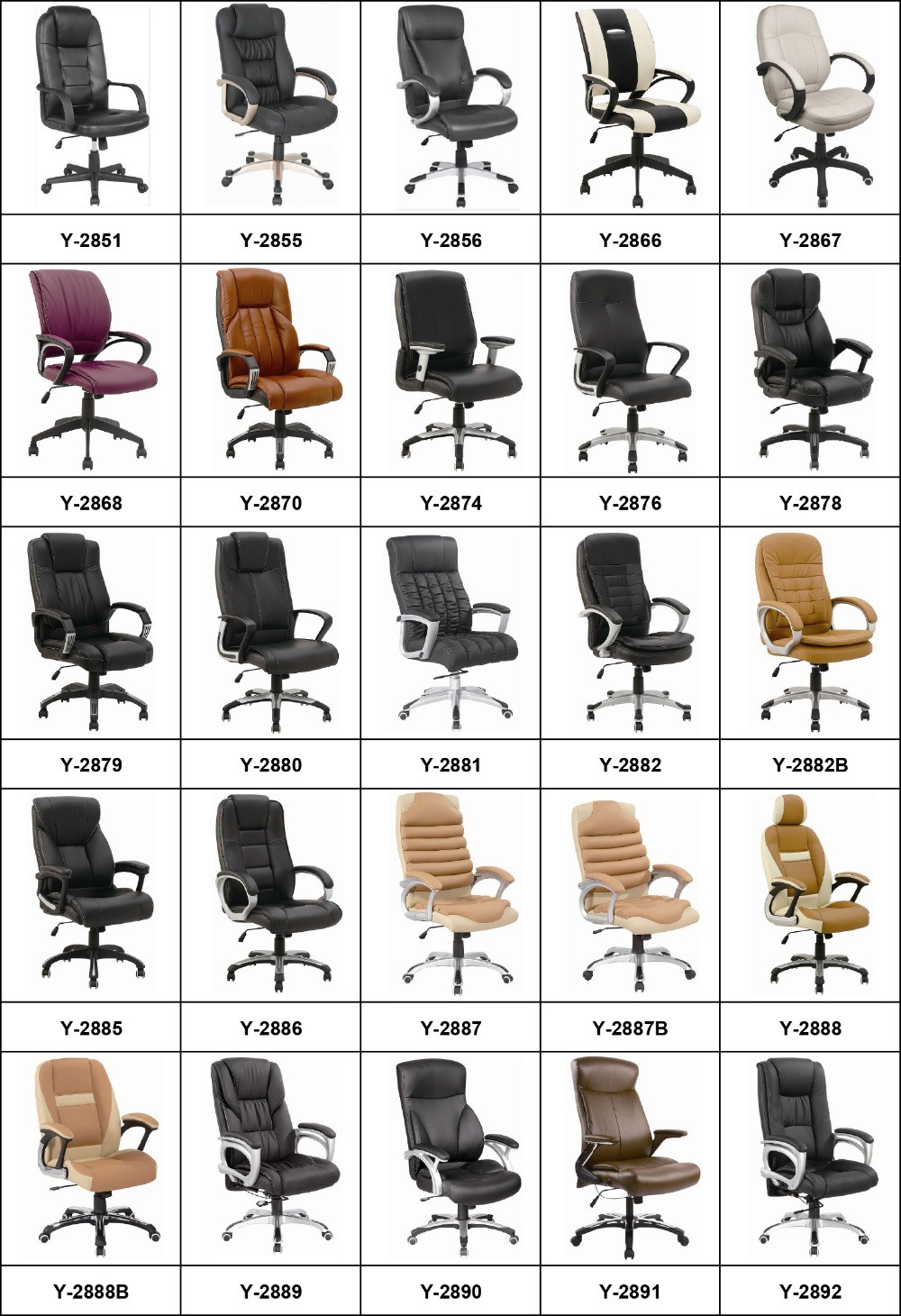 Y-2742 Classic Executive Home Study Computer Office Chair with Prices for Chairs