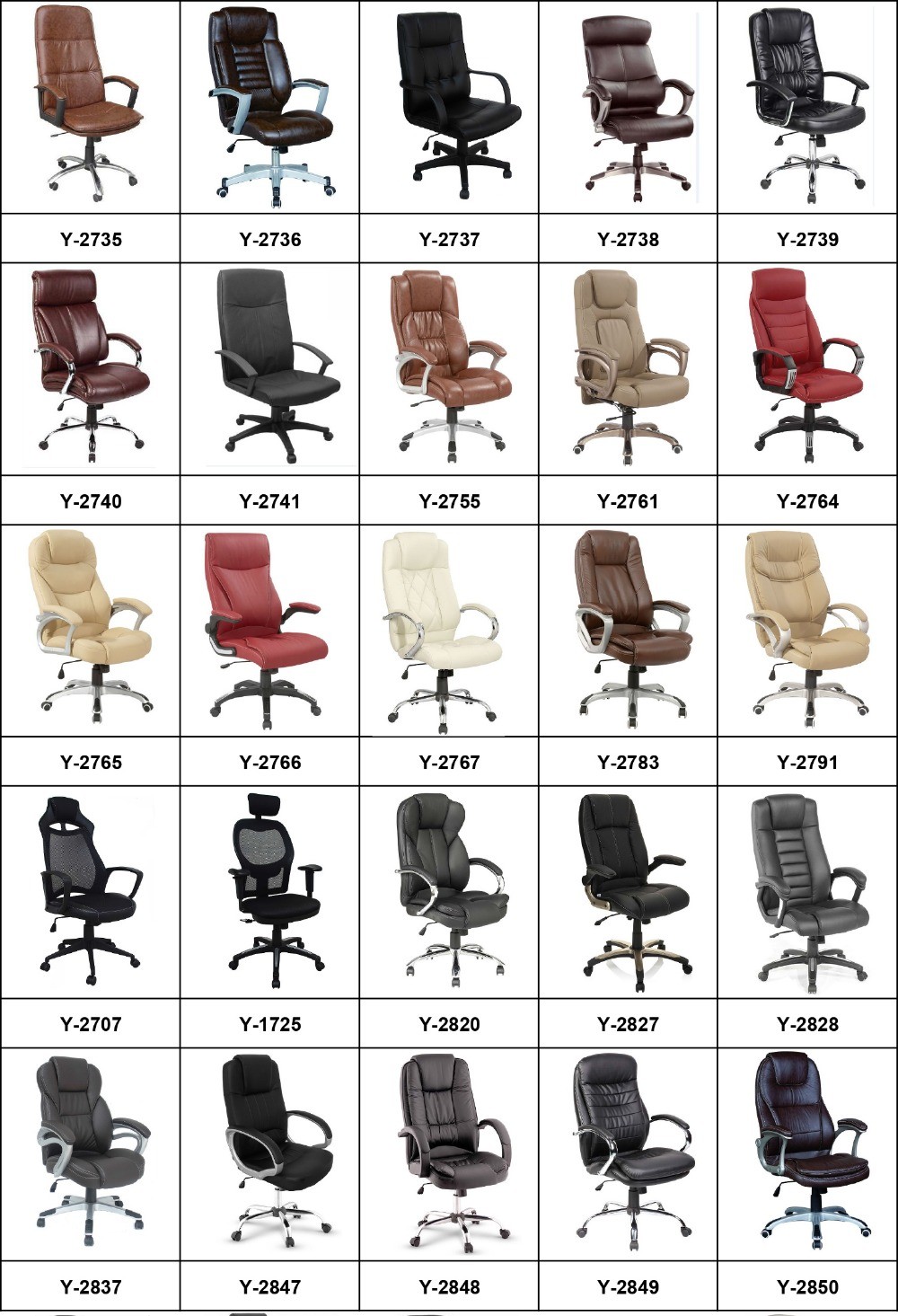 Y-2742 Classic Executive Home Study Computer Office Chair with Prices for Chairs