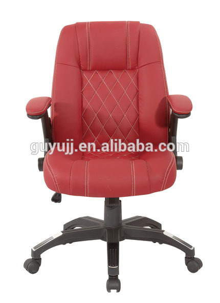 Y-2780 Medium Back High-end Red Leather Office Chair/Office Furniture