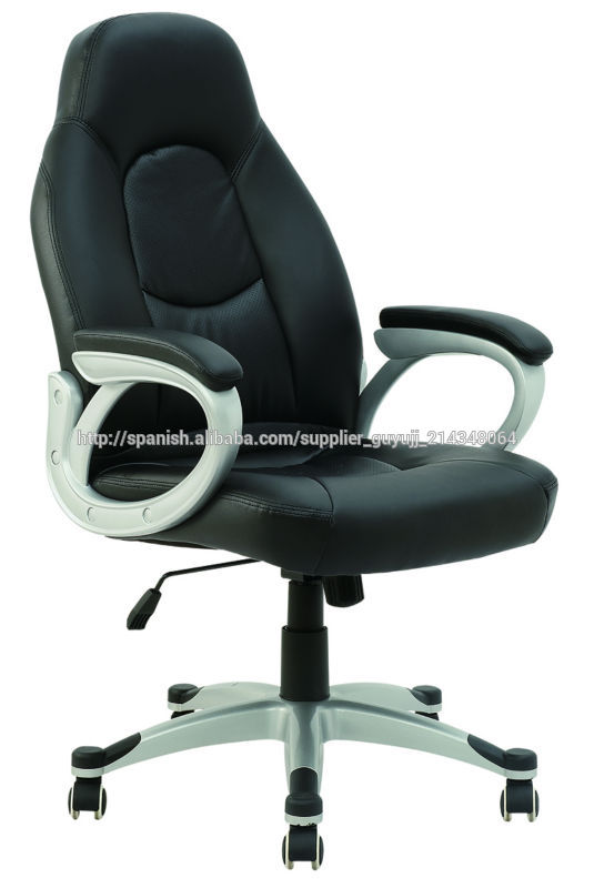 Y-2877 High Back Black Leather Office Computer Desk Chair