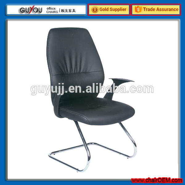 Y-1857C Black Back Reception Chair/Office Furniture