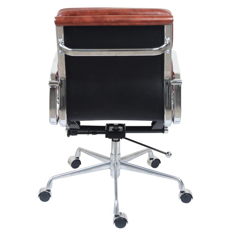 Executive Office Chair PU Seat Ergonomic Computer Desk Leather Chair For Home Use Y-1876B back