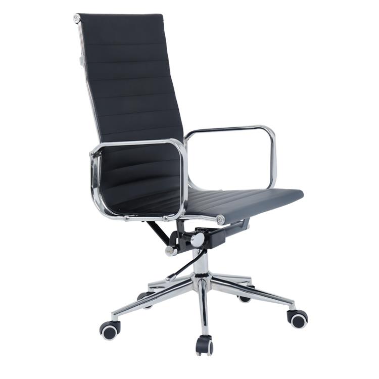 Back PU Executive Office Swivel Chair right side surface