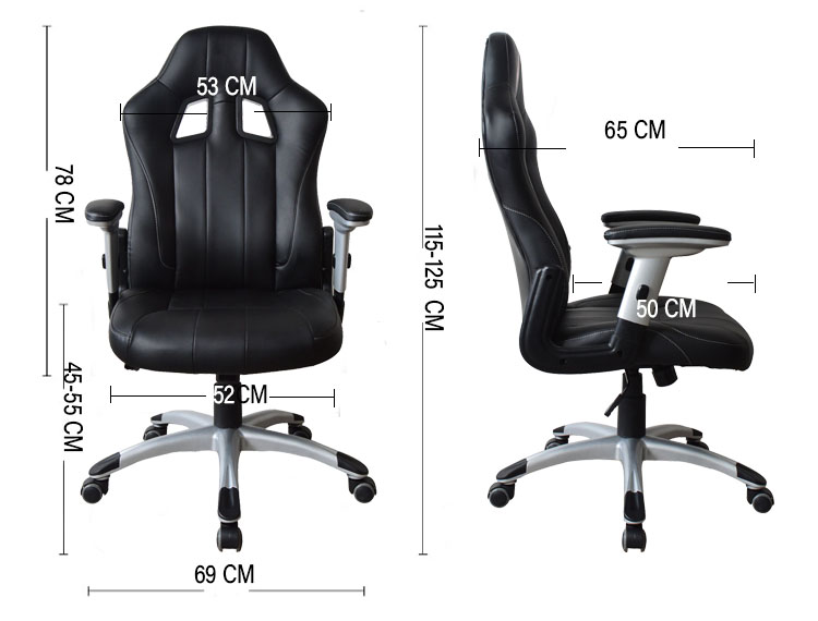 2021 hot selling comfortable  erogonic synthetic pu leather game chair