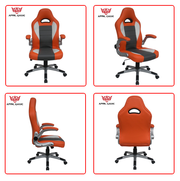 Y-2838 Wholesales Popular Swivel Racing Car Style Seat Office Desk Chair Gaming Chair angles display