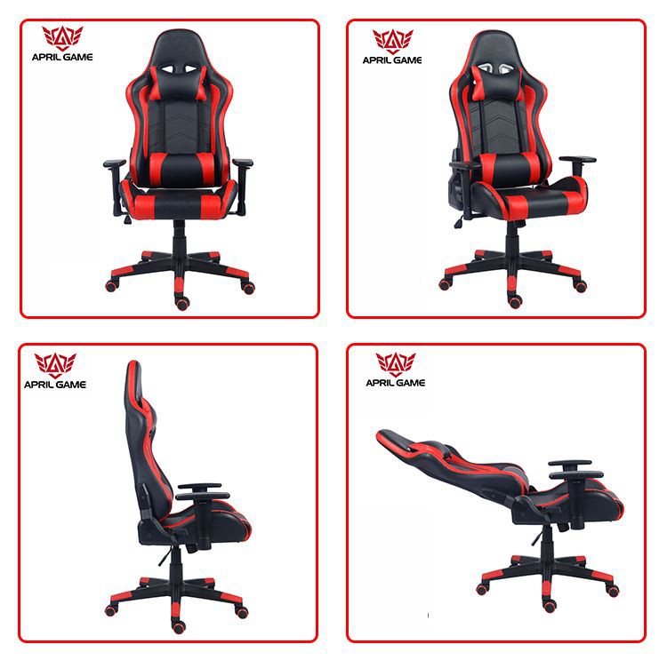 GUYOU Y-2513 Comfortable Pu Leather And Beautiful Backrest Design Reclining Gaming Chair several side display