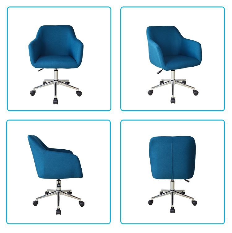 GY-632 Armless Swivel Desk Chair several angle display