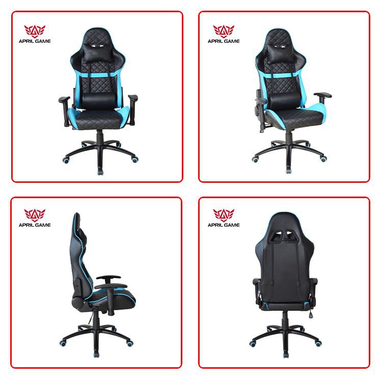 Y-2459 PU leather Gaming Chairs several angle display