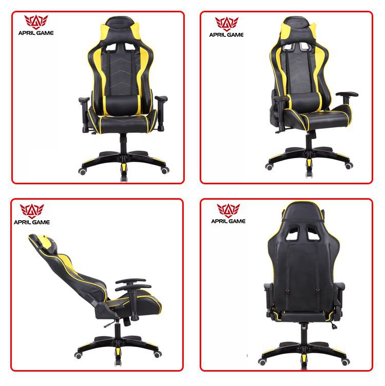 Gaming Chair PC Game Silla Racing Seat Ergonomic Adjustable Lift Best China Custom Executive Computer Video Racing Gaming Chair Y-2669 several angle display