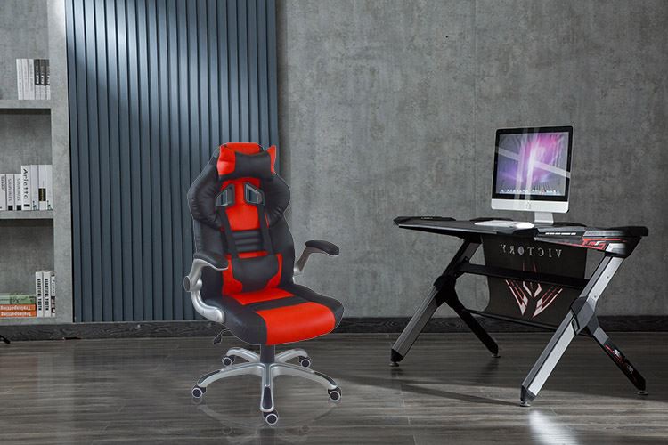 Y-2898A Black And Blue Computer Gaming Chair