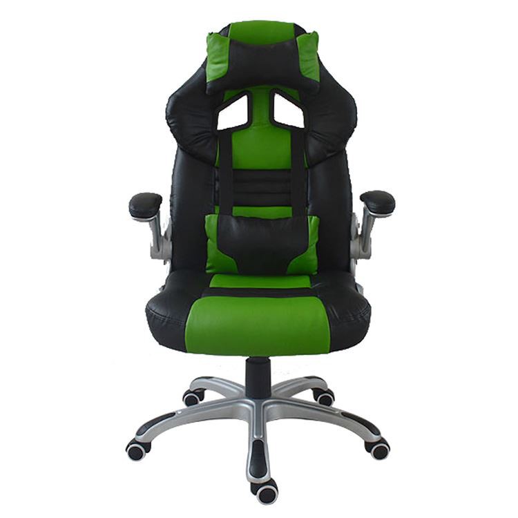 Y-2898A Black And Blue Computer Gaming Chair positive