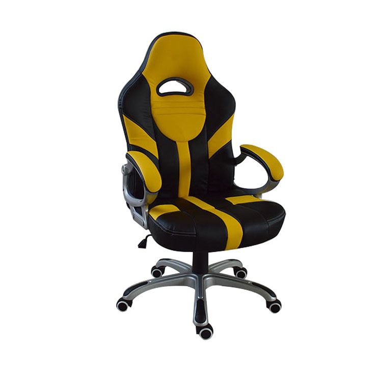 Y-2899 Racing Style Office Chair Black And Yellow right side