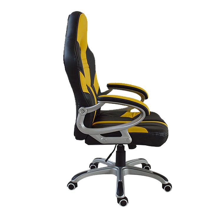 Y-2899 Racing Style Office Chair Black And Yellow right surface side