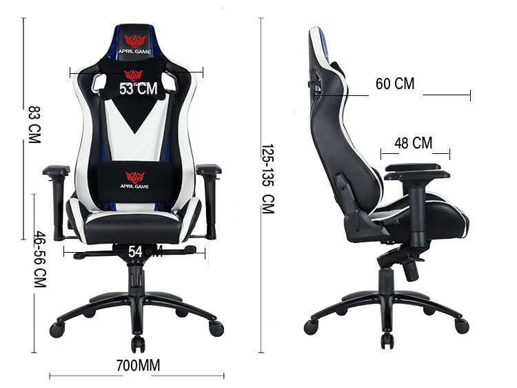 Y-2582 High back gaming chair size