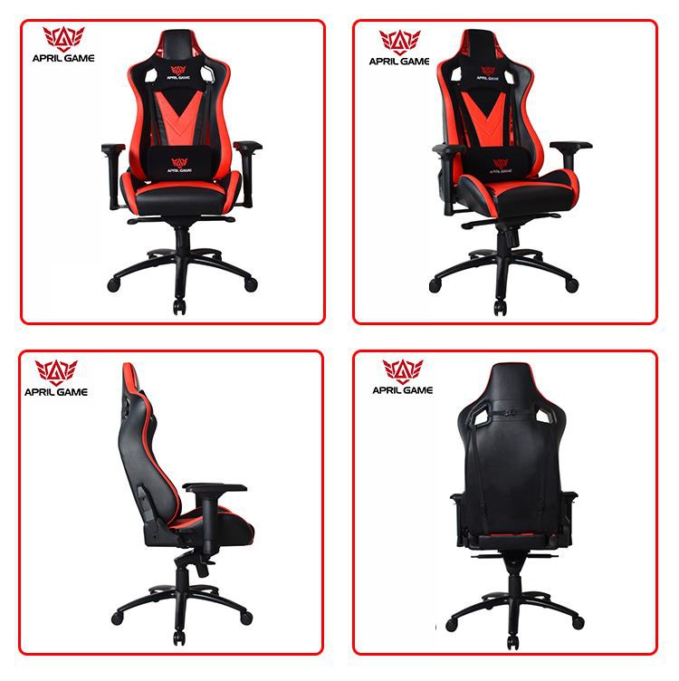 Y-2582 High Back Red Gaming Chair angles display