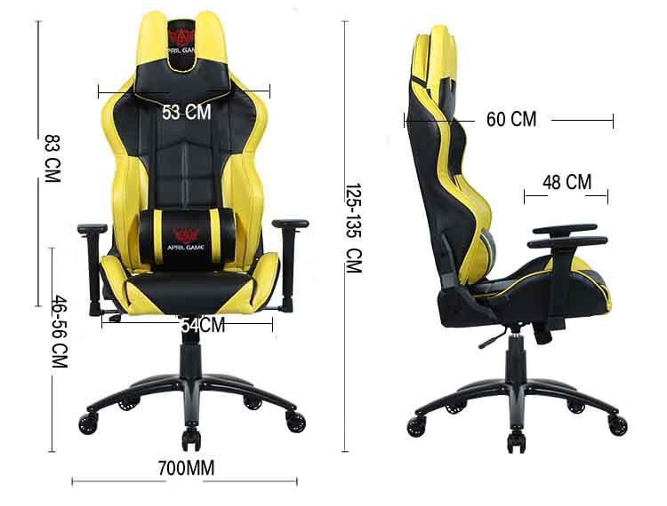 Y-2576 Large Size Gaming Chair size