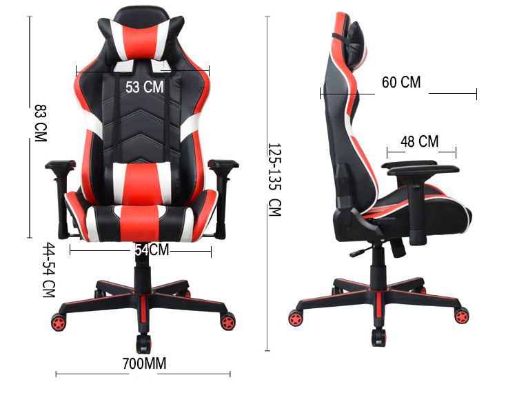 GUYOU Y-2638 Comfortable High Back Ergonomic Computer Office Racing Gaming Chair size