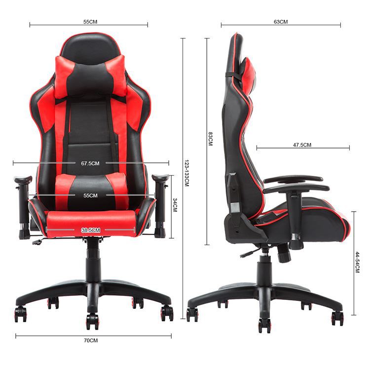 Pc Gaming Chair Racing Silla Computer Game Custom Gamer Wheel Seat Y-2658 size