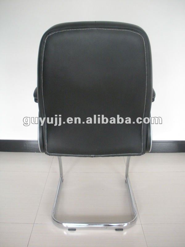 Y-2865C modern fashion black back leather office chair/low back staff chair