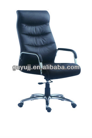 Y-1860 modern fashionable black swivel lift leather office chair