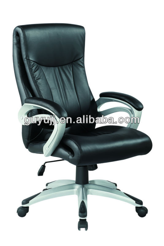 Y-2873 black leather swivel lifting boss office chair/manager executive chair