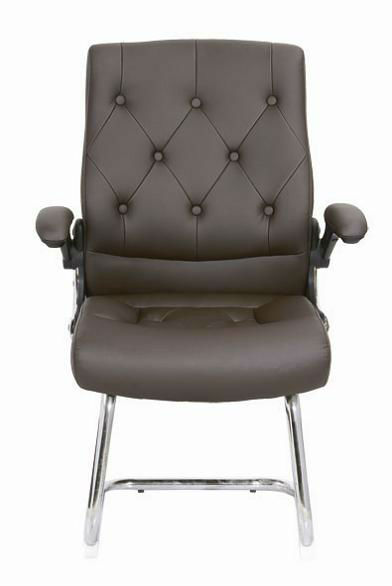Y-2777C High-end brown middle back meeting chairs with armrests