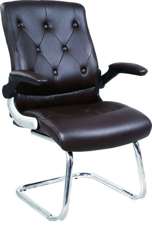 Y-2777C High-end brown middle back meeting chairs with armrests