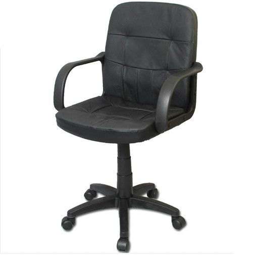 Y-2747 New Black Leather Office Desk or Conference Room Chair