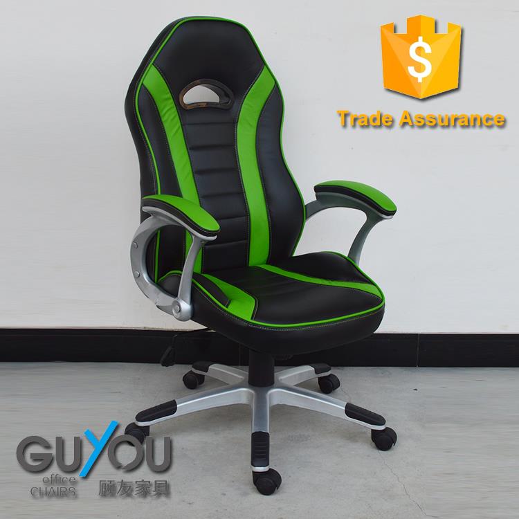 Green with Black Office Chair Race Chair