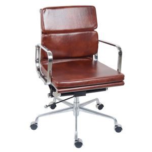 Executive Office Chair PU Seat Ergonomic Computer Desk Leather Chair For Home Use Y-1876B