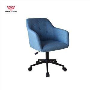 GY-631 Home Office Chair Swivel Velvet Upholstered Accent Armchair