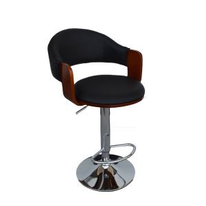 High Chair Bar Stool PU Leather Seat With Backrest GY-1008