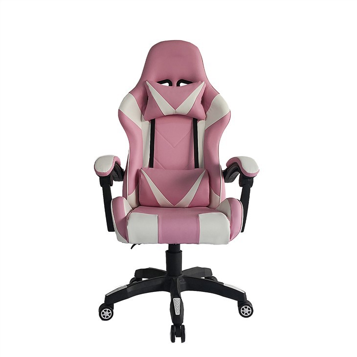 Y-1-2438 Lady Women's Gift Lovely Pink Reclining Ergonomic Computer Gaming Chair