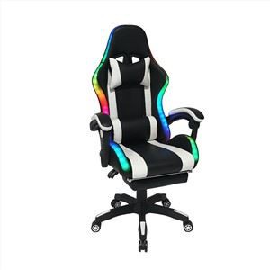 Y-1-2442 High Back Basic Racing Style Gamer Chair Reclining RGB Gaming Chair With Footrest