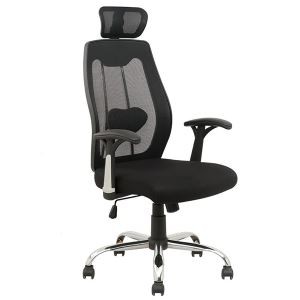 Y-1751 High back swivel mesh office chair with headrest