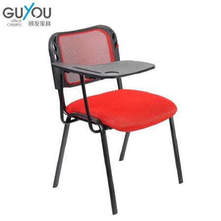 Y-1818C Red Fabric Seat Office Mesh Chair With Tablet