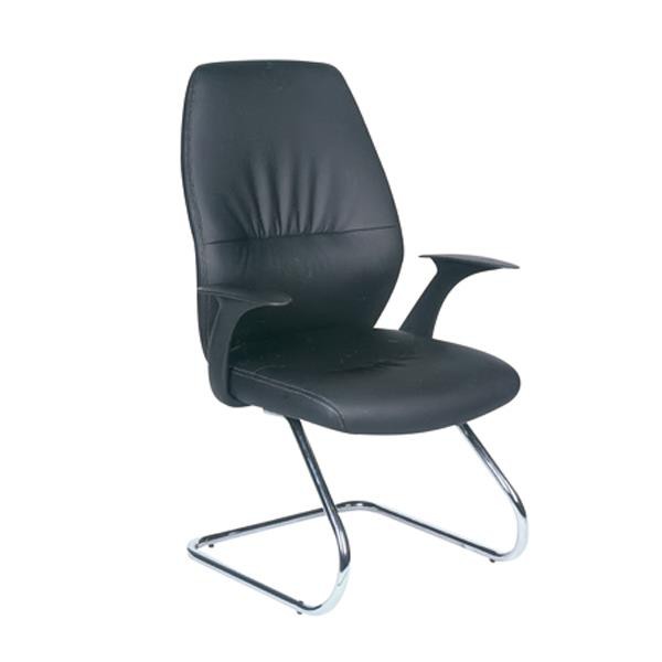 Y-1857C Black Back Reception Chair/Office Furniture