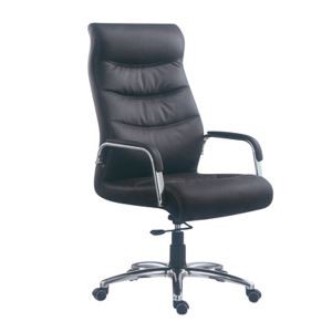 Y-1860 modern fashionable black swivel lift leather office chair