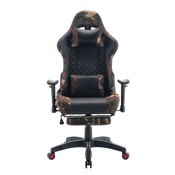 Y-2-2446A Office Task Chair High Back Racing Style PC Computer Chair Ergonomic E-Sports Gamer Chair With Footrest