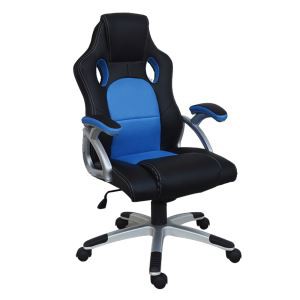 Y-2706A Pu And Mesh Painting Padded Racing Office Chairs